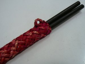 画像1: タイ製 箸筒 赤　