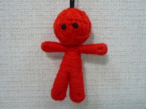 画像2: ブードゥー人形　赤（日曜日・勝負運）