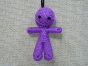 画像2: ブードゥー人形　紫（土曜日・向上心UP）