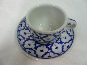 画像3: 青白陶器  カップ＆ソーサー小 