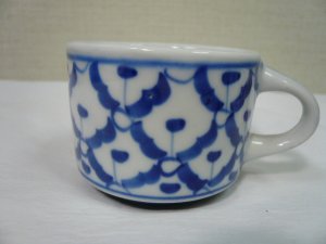 画像5: 青白陶器  カップ＆ソーサー小 
