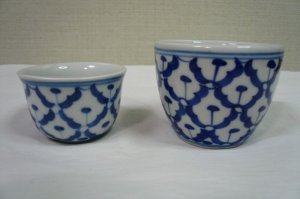 画像4:  青白陶器  湯飲み（小） 