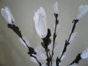 画像5: フラワーライト　 花ホワイト竹筒付き