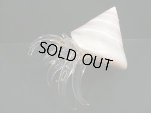 画像3: ガラス細工　 三角貝ヤドカリ特大