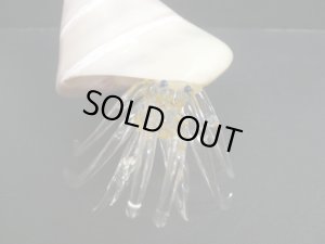 画像5: ガラス細工　 三角貝ヤドカリ特大