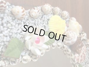 画像6: 貝細工の大きな鏡　壁掛け式【ハート型】