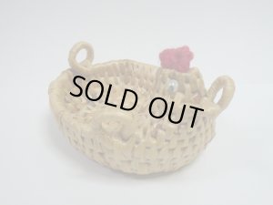 画像2: 小物籠 ニワトリ 