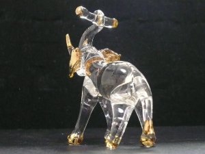 画像3: タイ製ガラス細工 棒上げ立象