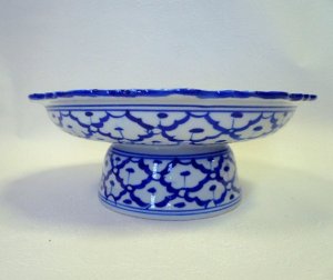 画像4: 青白陶器 大皿 高式23.5cm 