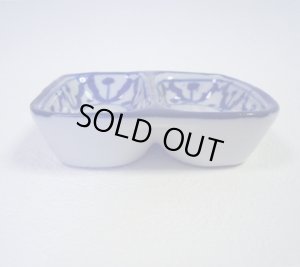 画像3:  青白陶器  ２口小皿 