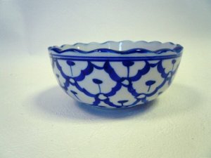 画像2: 青白陶器  ボール型  11cm 