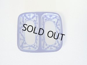 画像4:  青白陶器  ２口小皿 