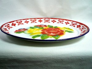 画像2: ホーロー　だ円　特大55cm