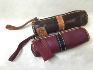 画像2: タイ製　本革　ペンケース