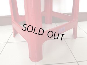 画像7: タイ屋台でお馴染み プラスティック イス（赤）