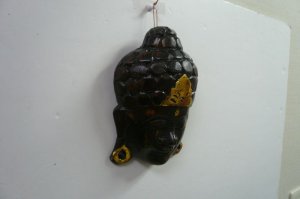 画像5: ブッタ　お面ブラウン小