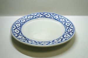 画像4: 青白陶器平皿21cm