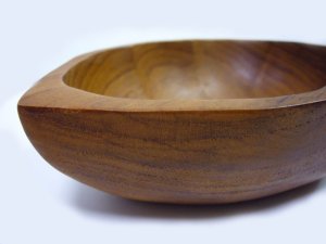 画像4: 天然チーク素材 木ノ葉型 小鉢 