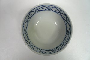 画像3:  青白陶器  お椀13cm  