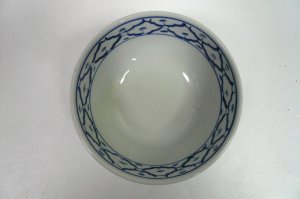 画像3: 青白陶器お椀13cm  