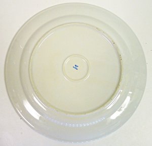 画像4:  青白陶器  平皿 　 23cm 