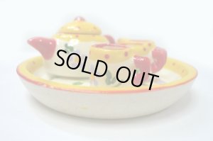 画像3: ポット＆マグカップ　黄色・紫花