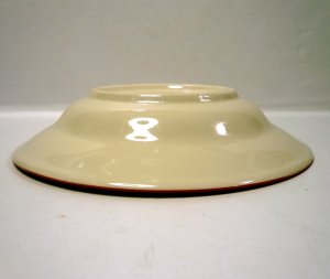 画像6: にわとり柄 深皿丸21cm (ハイビスカス) 