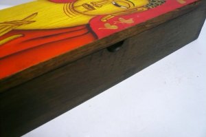 画像4: カトラリーケース  仏様（赤)