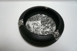 画像1: 象の灰皿（丸　小)