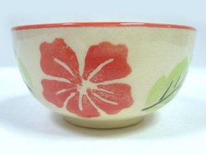 画像1: にわとり柄  ハイビスカス8.5cm 
