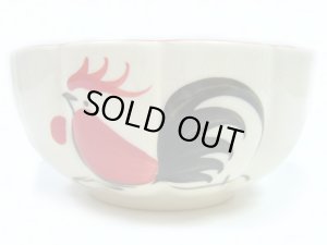 画像2: にわとり柄  花型 お椀10cm 