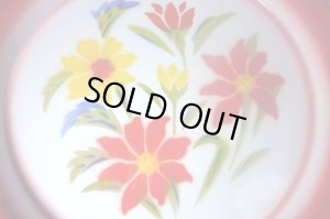 画像2: ホーロー　平皿　縁赤25cm A