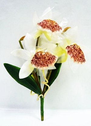 画像1: タイ製造花キット ミニカトレア（大）