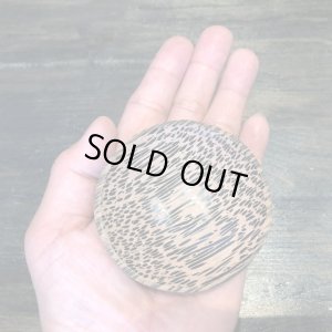 画像6: タイ製 木製小皿 丸型（中ブチ)