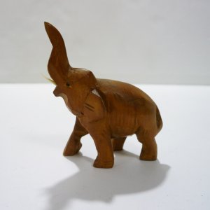 画像3: 木製　象の置物 小