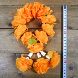 画像3: マーライ輪（直径15cm）オレンジ
