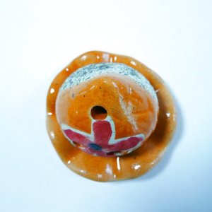 画像3: 香炉  蓮のつぼみ 　オレンジ