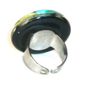画像2: ThaiVetroGlass　タイベトロガラス　指輪　ドロップ型