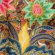 NO16バティック　花柄（茶）