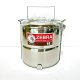 ZEBRA2段式弁当箱   14×2   ステンレス製ランチボックス
