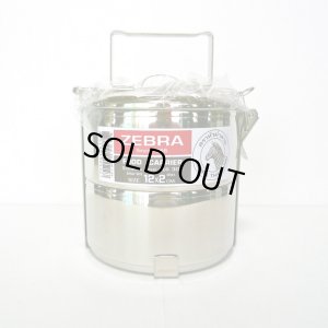 画像1: ZEBRA2段式弁当箱   12×2  ステンレス製ランチボックス