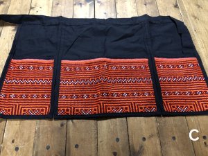 画像9: モン族　エプロン　　オレンジ系　　【全9種】