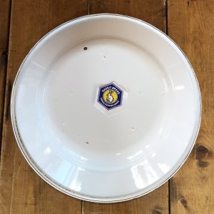 画像4: ホーロー　平皿　　20cm  A