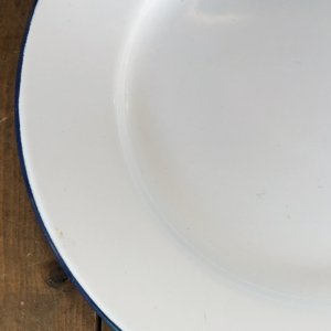 画像4: ホーロー　平皿　白27cm