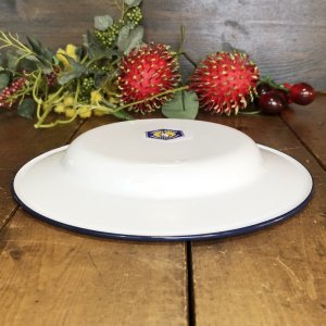 画像5: ホーロー　深皿　白24cm