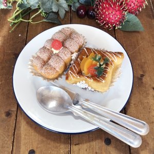 画像3: ホーロー　平皿　白27cm