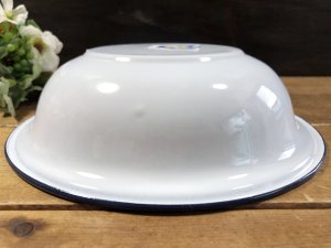 画像5: ホーロー　ボウル　白18cm