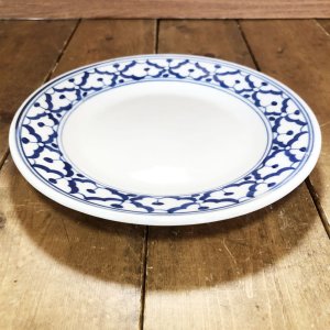 画像2: 【傷有り】 青白陶器  約18cm  平皿