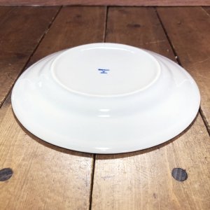 画像3: 【傷有り】 青白陶器  約18cm  平皿