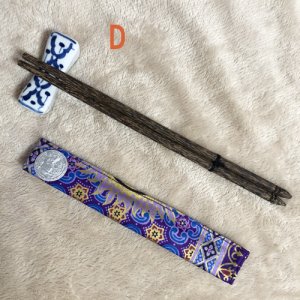画像7: タイ製　箸1膳　カバー付（A）　マイお箸